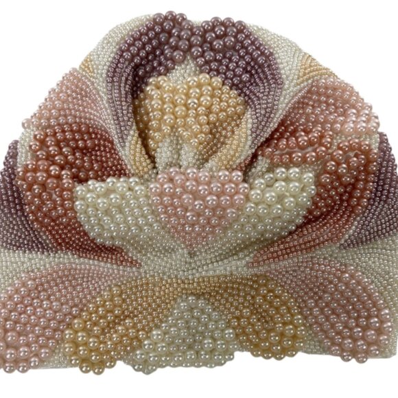 Mary Jane Claverol Satin "Bali" Turban - Picture 3 of 9